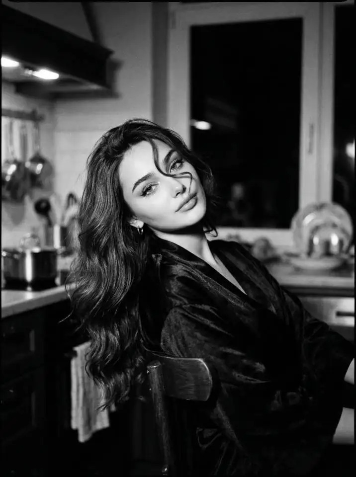 In the kitchen