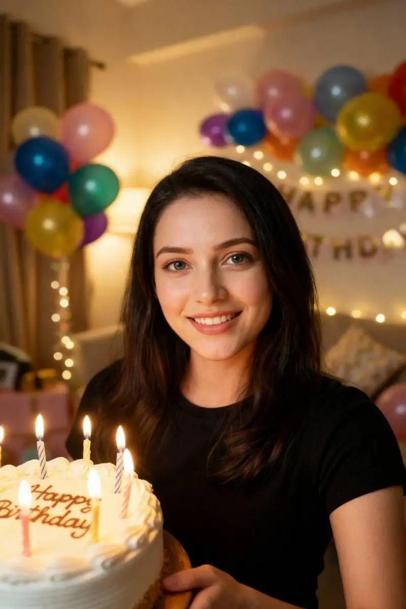 حفلة سيلفي عيد ميلاد