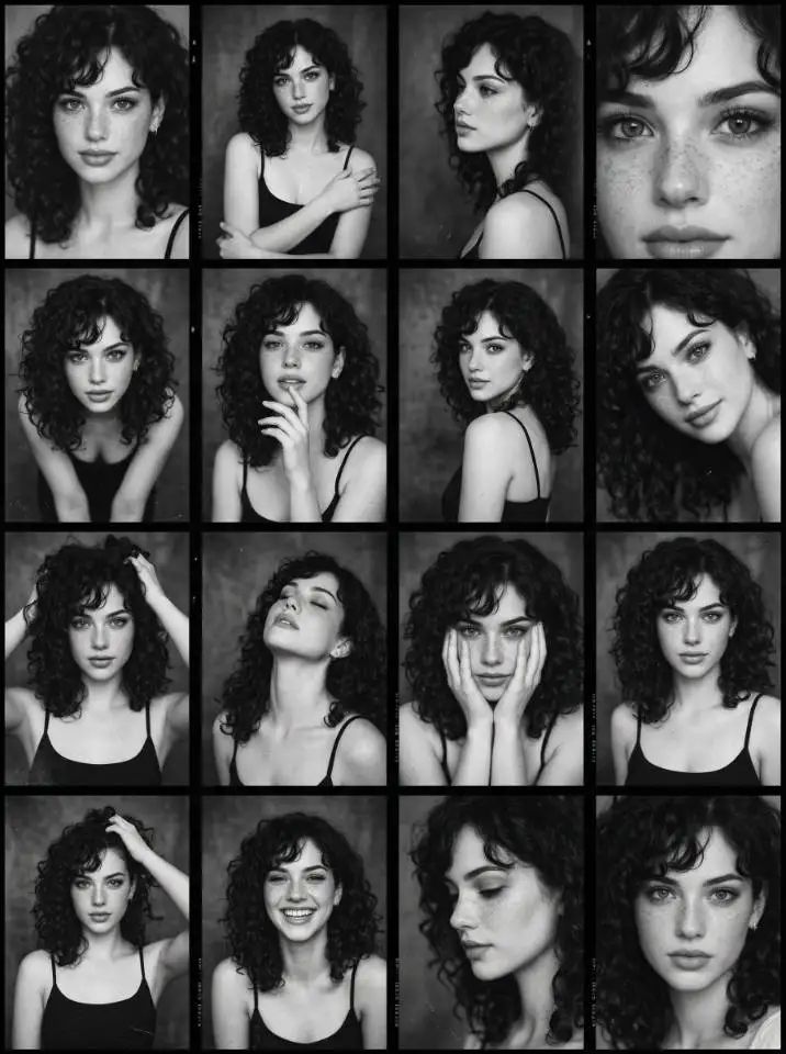16 grid photo
